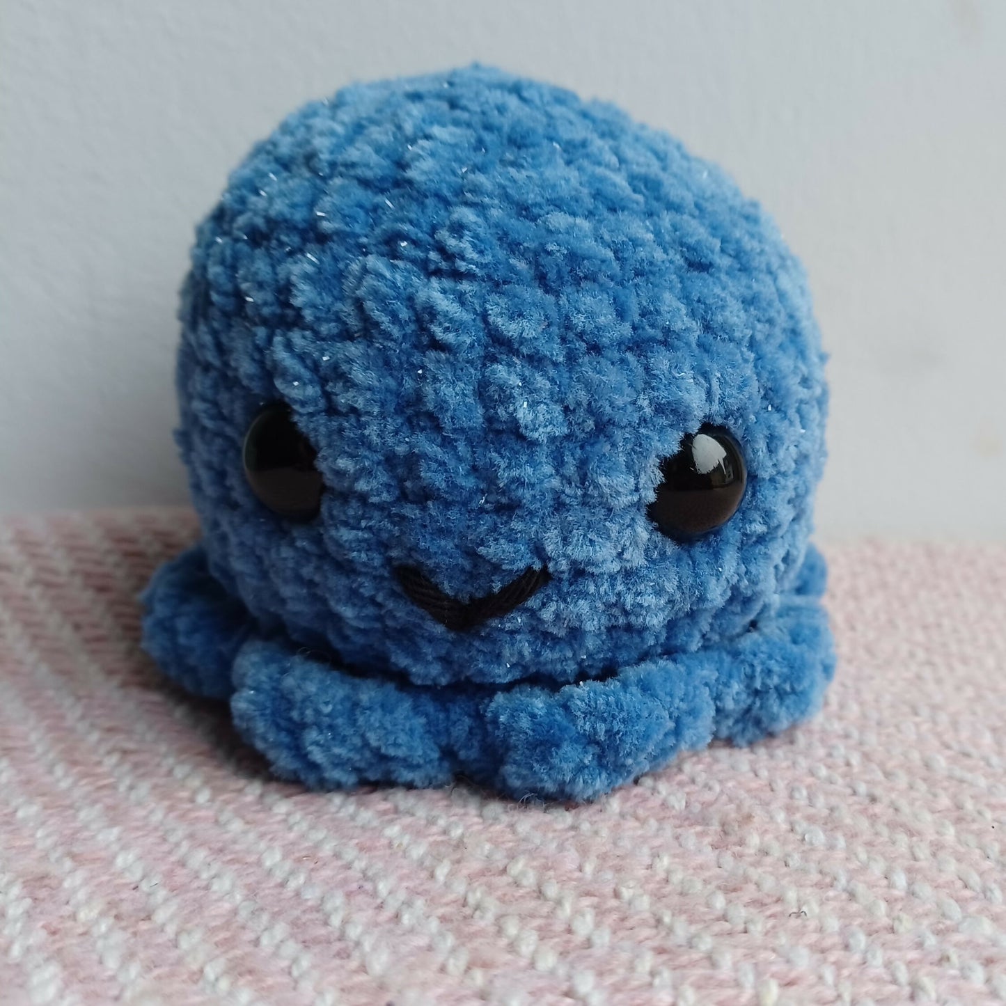 Blue with glitter octopus